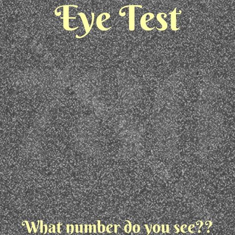 Eye Test Riddle to read hidden number Eye Test Quiz, Optical Illusions Mind Blown, Optical Illusions For Kids, Illusions Mind, Riddles And Brainteasers, Eye Tests, Optical Illusions Drawings, Brain Teasers For Teens, Optical Illusion Photos