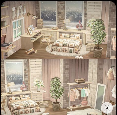 Snowy Bedroom, Bedrom Ideas, Acnh Cottagecore, Bedroom Ideas Aesthetic, Animal Crossing Funny, Luxury Room Bedroom, Animal Crossing Wild World, Animal Crossing Characters, Island Decor