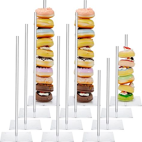 Donuts Display, Donut Stands, Donut Sticks, Donut Holder, Donut Tower, Donut Display, Donut Stand, Brunch Bar, Wedding Shower Party