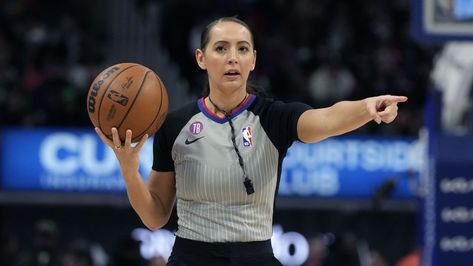 Ashley Moyer-Gleich becomes second woman ever to be selected to officiate in NBA playoffs Ashley Moyer Gleich, Nba Playoffs, Nba, The Selection