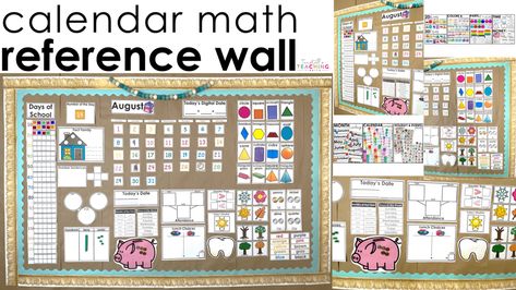 1st Grade Calendar Wall, 1st Grade Calendar, Math Focus Walls, Kindergarten Calendar, Calendar Skills, Math Wall, Kindergarten Morning Work, Centers Kindergarten, Need Change