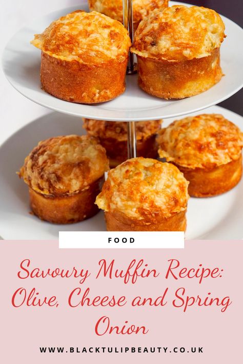 Cheese And Onion Muffins, Spring Muffin Recipes, Vegetarian Muffins, Spring Onion Recipes, Vegetable Muffins, Savory Muffins Recipes, Cheese Muffins, Savory Muffins, Fall Comfort Food