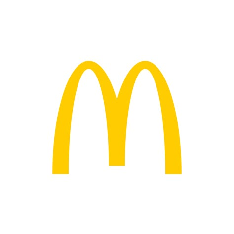 McDonalds logo, Letter M logo, vector logo, SVG logo, Real company logo, Logos and Types. #logosandtypes #reallogos #svglogos #letterlogos #logoletterM Logo Color Schemes, Fast Food Logos, Mcdonalds Gift Card, Logos Vintage, Logos Retro, Logo Design Examples, Letter M Logo, Wallpaper Retro, Logos Ideas