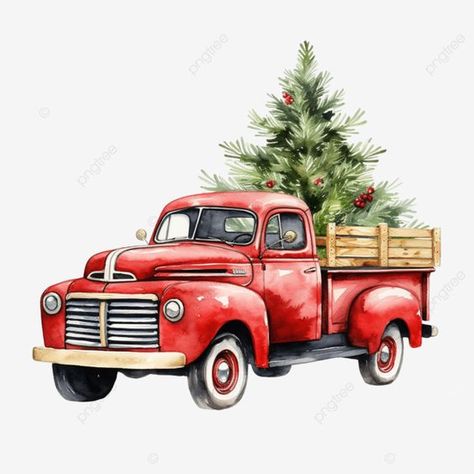 watercolor red pickup vintage truck with christmas trees vintage truck red truck classic Christmas illustration #christmasillustration Christmas illustrations #christmasillustrations #christmas #illustration #illustrations Merry christmas #merrychristmas  16.1526 Old Red Truck Christmas Pictures, Red Truck Drawing, Red Truck Christmas Pictures, Wallpaper Desktop Christmas, Illustration Wallpaper Iphone, Jesus Born Christmas, Jjk Christmas, Illustration Wallpaper Desktop, Christmas Jungle