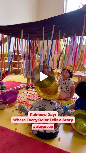 Piccolo - Early Learning Centre on Instagram: "Celebrating Rainbow Day at our playgroup! 🌈✨ Our little ones explored a world of colors through sensory play. It’s amazing to see their creativity and joy as they discover the magic of rainbows!  #RainbowDay #MontessoriMagic #colorfullearning" Celebrations Preschool Activities, Colors Games For Preschoolers, Sensory Carnival Activities, Preschool World Theme, Rainbow Activities For Babies, Rainbow Sensory Play, Color Sensory Activities, Rainbow Day Activities For Kids, Rainbow Activity Preschool