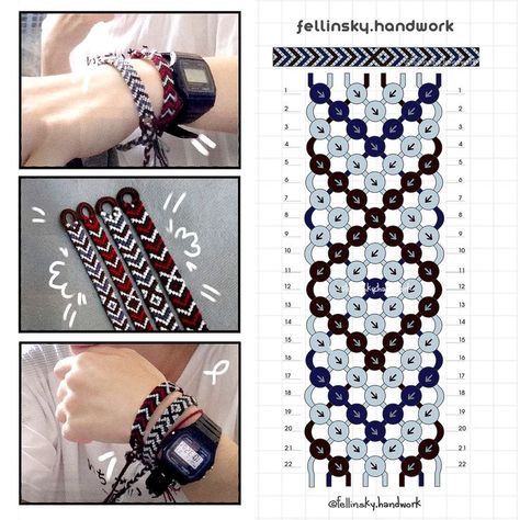 Friendship bracelet Diy Bracelets With String, String Bracelet Patterns, Braided Bracelet Diy, Cute Friendship Bracelets, Handmade Friendship Bracelets, Diy Bracelets Tutorials, Friendship Bracelets Designs, Bracelets Handmade Diy, Diy Friendship Bracelets Patterns