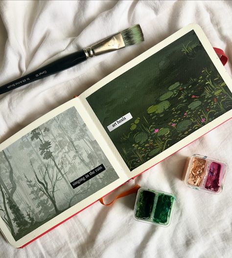 Just gloomy days and their beauty 🪷🌱✨ Used @miyahimi.in gouache paints from @thoovi.arts Worked on @menorahcreatif sketchbook Tags 🏷️ Aesthetic nature Easy art work Nature painting Nature aesthetics Rainy aesthetics #ａｅｓｔｈｅｔｉｃ #rainforests #gouachepainting #gouacheartist #gouacheillustration #gouacheart Easy Art Work, Rainy Aesthetics, Purse Photography, Gauche Painting, Nature Aesthetics, Sketchbook Painting, Gouache Paints, Gouache Illustrations, Painting Nature