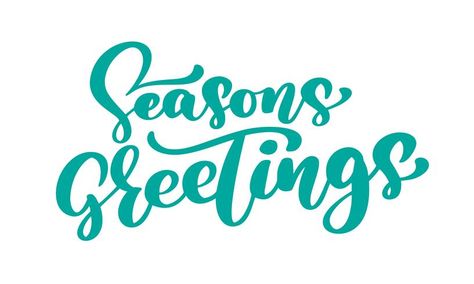 Seasons Greetings text calligraphy Vector illustration. Hand drawn elegant modern brush lettering of isolated on white background Seasons Greetings Calligraphy, Christmas Art Illustration, Modern Christmas Illustration, Quilt Illustration, Queer Christmas, Procreate Christmas, Quote Illustration, Illustration Postcard, Calligraphy Background