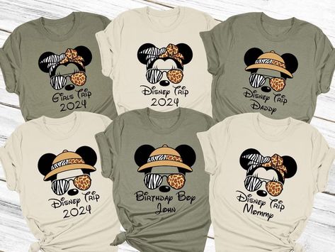 Custom Animal Kingdom Safari … curated on LTK Thanksgiving Animal Kingdom Shirt, Animal Kingdom Outfit Ideas, Disney Summer Outfits, Disney October, Disney World Outfit Ideas, 1st Disney Trip, Animal Kingdom Outfit, Universal Outfits, Disney World Family Shirts