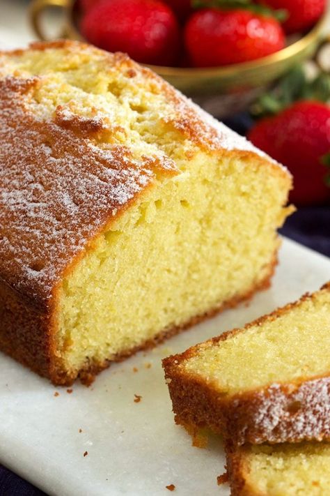 Loaf Pan Pound Cake Recipe, Plain Cake Recipe, Best Pound Cake, Best Pound Cake Recipe, Homemade Pound Cake, Easy Pound Cake, Pound Cake Recipes Easy, Butter Pound Cake, Cake Loaf