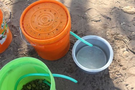 5-Gallon Bucket Bio-Sand Filter - Blog article from Africa on a small sized bio-sand filter built using a standard 5-gallon bucket. I'd use this filter system with a secondary system (SODIS, bleach, etc) until its safety is studied. [see my SODIS pin mid-board] 5 Gallon Buckets, Sand Filter, Bucket Ideas, Chicken Biryani Recipe, Chicken Biryani, Biryani Recipe, Emergency Management, Disaster Preparedness, Sand And Water