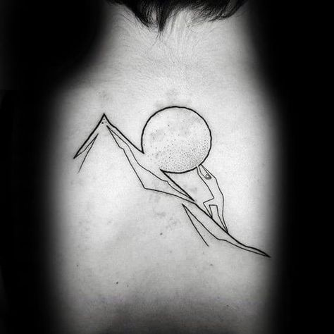 Persistence Tattoo, Sisyphus Tattoo, Philosophy Tattoos, Hermes Tattoo, Dreams Tattoo, Greek God Tattoo, Atlas Tattoo, Boho Tattoos, Greek Mythology Tattoos