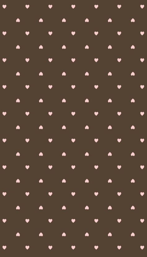 iPhone wallpaper Brown Heart Wallpaper, Iphone Wallpaper Iphone, Heart Wallpapers, Brown Heart, Dollhouse Wallpaper, Printable Downloads, Wallpaper Iphone Wallpaper, Cute Patterns Wallpaper, Scrap Paper