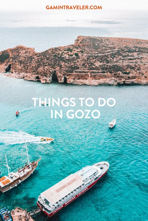 Our full travel guide to Gozo, in Malta: Things to do in Gozo, Places to visit in Gozo, Food to try in Gozo #malta #visitmalta #gozo #visitgozo #maltatourism #europe #europetrip #beachesingozo #travelguidetogozo via @gamintraveler Berlin Itinerary, Travel Malta, Malta Travel Guide, Gozo Malta, Malta Beaches, Food To Try, Malta Gozo, Malta Island, Malta Travel