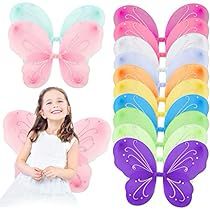 Kids Angel Wings, Christmas Birthday Party Favors, Pink Fairy Wings, Green Fairy Wings, Butterfly Wings Costume, Fairy Wings Costume, Fairy Halloween Costumes, Butterfly Costume, Halloween Party Props