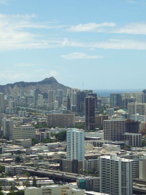 skyline, city, downtown, aesthetic, hawaii, oahu, honolulu, mountain, coast, vintage, retro, film, Aesthetic Hawaii, Downtown Aesthetic, City Downtown, Life Vision, Hawaii Oahu, Retro Film, Urban Aesthetic, Honolulu Hawaii, Island Life