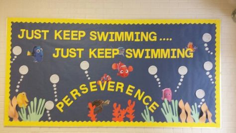 Character ed Perseverance board for March. Perseverance Bulletin Board Ideas, Perseverance Bulletin Board, Christian Easter Bulletin Board Ideas, Class Room Door, Room Door Ideas, Counseling Corner, Classroom 2023, Easter Bulletin Boards, Kindergarten Bulletin Boards