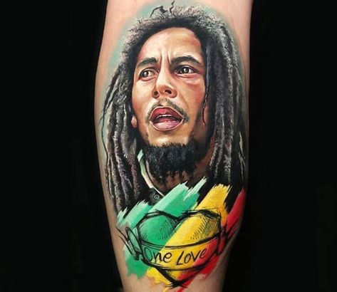 Tattoo photo - Bob Marley tattoo by Lena Art Bob Marley Dibujo, Rasta Tattoo, Marley Tattoo, Bob Marley Tattoo, Bob Marley Lion, Cactus Tattoos, Red Tattoo Ideas, Bob Marley Pictures, Bob Marley Art