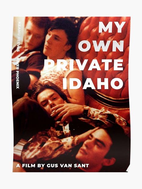 River Phoenix Keanu Reeves, Phoenix Poster, Private Idaho, My Own Private Idaho, River Phoenix, Film Poster Design, Beautiful Film, Movie Quotes Funny, Movie Poster Art