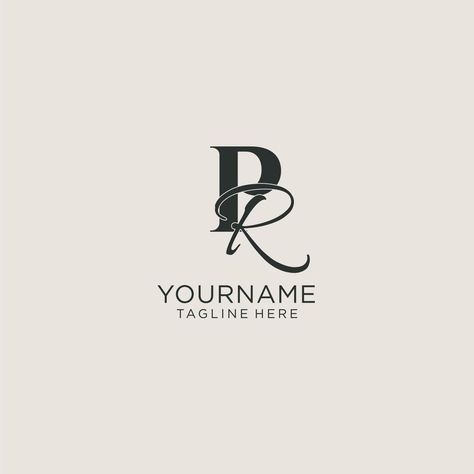 Initials PR letter monogram with elegant luxury style. Corporate identity and personal logo Pr Monogram, Rp Logo, Pr Logo, Initial Tattoo, Letter Monogram, Personal Logo, Luxury Style, Corporate Identity, Monogram Letters