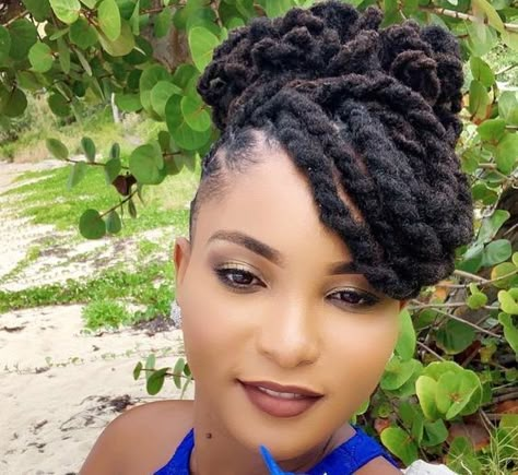 Locs Pinned Up, Locs Up Do Hairstyles For Women, Loc Styles Women Long, Long Loc Updos For Women, Dread Hairstyles For Weddings, Locs Hairstyles For Women Wedding, Updo For Locs For Women, Simple Loc Hairstyles For Women, Dreadlock Updo Hairstyles Black Women