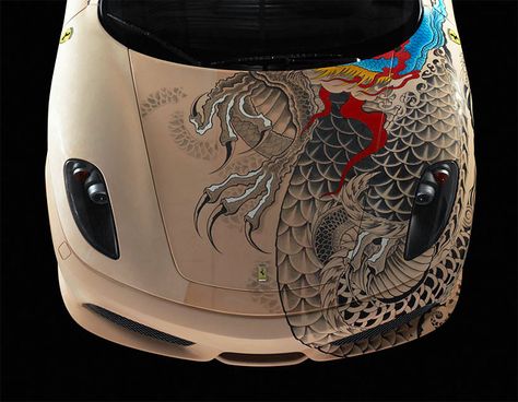 Car Paint Design, Lamborghini Roadster, Car Paint Jobs, Ferrari F430, Custom Cars Paint, Car Wraps, Car Wrap Design, Paint Design, Car Paint