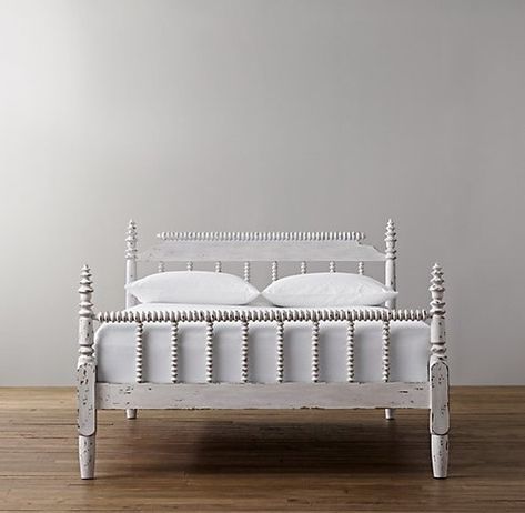 Listed: Dreamy Jenny Lind Spindle Bed by Restoration Hardware Rustic Bed Frames, Lakeside Farmhouse, Upholstered Crib, Shaker Farmhouse, Nursery 2023, Spool Bed, Jenny Lind Bed, Wilmington Beach, Burgess Falls