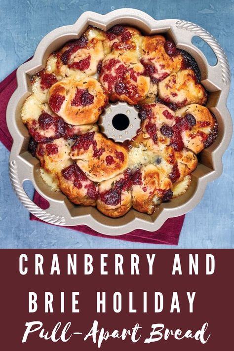 Cranberry and Brie Holiday Pull-Apart Bread #cranberry #brie #pullapartbread #holidaybread #holidayrecipes #bakedbrie https://parade.com/713822/parade/cranberry-and-brie-holiday-pull-apart-bread/ Baked Bread And Brie Wreath, Cranberry Brie Pull Apart Bread 12 Tomatoes, Holiday Nog Pull Apart Bread, Pull Apart Wreath Bread, Brie And Cranberry Pastry Wreath, Cranberry And Brie Pull Apart Bread, Brie Monkey Bread, Cranberry Brie Pull Apart Bread Half Baked Harvest, Brie And Cranberry Crescent Rolls