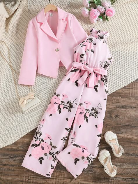 Floral Clothes Aesthetic, Cute Outfits With Shorts, Kids Fashion Dress, Cute Dress Outfits, Trendy Dress Outfits, Jumpsuit Outfit, Quick Outfits, Easy Trendy Outfits