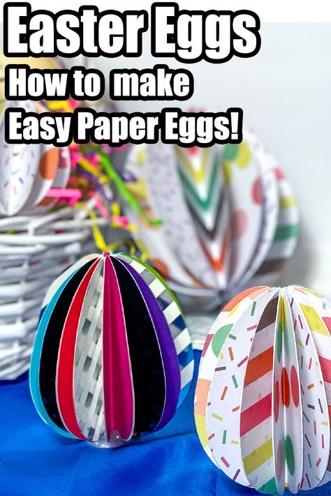 Easter Egg Projects, Diy – Velikonoce, Easter Paper Crafts, Fun Easter Crafts, Easy Easter Crafts, Spring Easter Crafts, Easter Egg Crafts, Easter Eggs Diy, About Easter