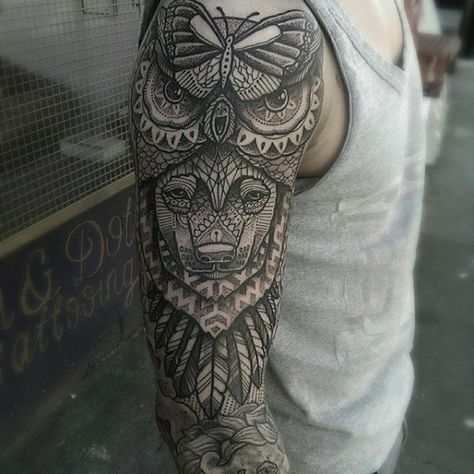 Totem Pole Tattoo, Pole Tattoo, Totem Tattoo, Filipino Tattoos, Sleeve Ideas, Bear Tattoo, Totem Pole, Owl Tattoo, Tattoo Blog