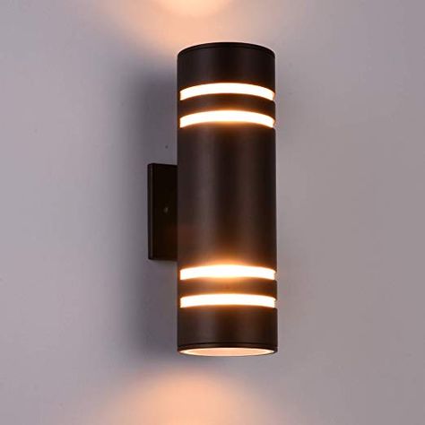 Outside Lights On House, Outdoor Porch Lights, Porch Light Fixtures, Outdoor Wall Light Fixtures, Modern Outdoor Wall Lighting, Porch Lights, Exterior Light Fixtures, Deck Porch, Modern Outdoor Lighting