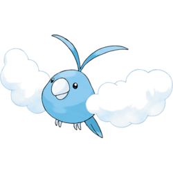 Swablu - #333 - Normal and Flying Type Latios Pokemon, Flying Pokémon, Pokemon Website, Pokémon Ruby And Sapphire, Flying Type Pokemon, Pokemon Original, Bird Pokemon, Pokémon Ruby, Flying Type