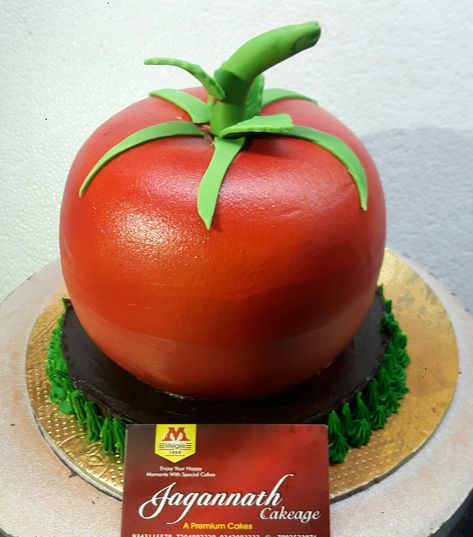 Tomato Cake, Baker Cake, Cake Decorating Designs, 10th Birthday, Themed Cakes, Cake Ideas, Sweet Dreams, Cake Designs, Birthday Ideas