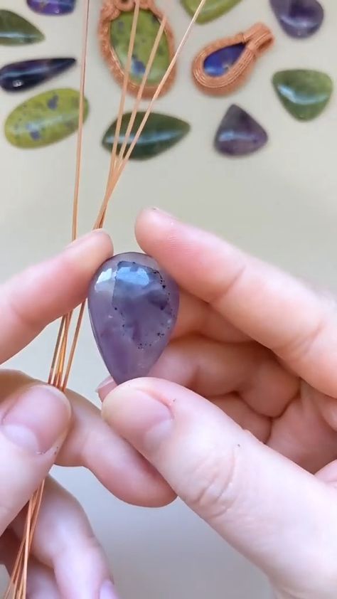 Unleashing Creativity: The Art of Wire Jewelry Making Jewelry With Wire Diy, Wire Wrapped Stone Tutorial, Easy Wire Pendants, Stone Wire Jewelry, Wire Wrapping With Beads, How To Make Jewelry With Wire, Metal Wire Jewelry Diy, Wire Wrapping Crystals For Beginners, Making Jewelry With Wire