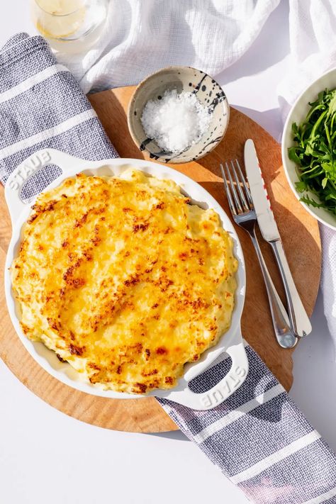 Hachis Parmentier (French Cottage Pie) Meat Pies, Simple Green Salad, Cottage Pie, Meat Pie, French Cottage, Diced Onions, Fried Onions, French Food, Green Salad