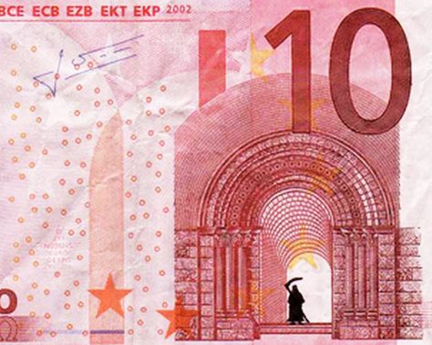 hacked euro banknotes highlight economic and social instability 10 Dollar Bill, Euro Banknotes, Rugs Slipping, Design Studio Workspace, World Coins, Modern Carpet, Dollar Bill, Bedroom Carpet, Human Figure