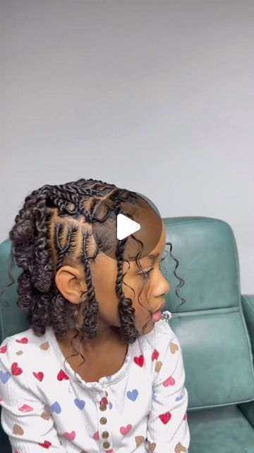 Kids Invisible Locs, Kids Loc Styles Daughters, Kids Dreadlocks Styles, Loc Hairstyles For Kids, Kid Loc Styles, Mini Locs, Kids Style Hair, Lil Girl Hairstyles, Loc Hairstyles