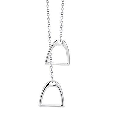 Silver Mountain Jewellery for Women Sterling Silver Horse Stirrup Pendant Necklace with Gifts Box Horse Shoe Necklace, Equestrian Necklace, Horse Hoof, Snaffle Bit, Horseshoe Pendant, Horseshoe Necklace, Horse Necklace, Horse Jewelry, Horse Gifts