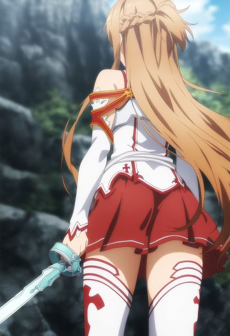 Asuna Aesthetic, Asuna Yuuki Fanart, Kirito Fanart, Asuna Wallpaper, Sao Fanart, Ichigo And Orihime, Kirito Sao, Asuna Sao, Sao Anime