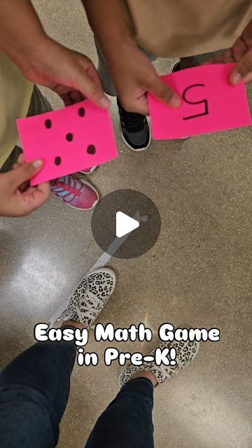 Lindsay Budnik ♡ Pre-K Teacher on Instagram: "This game is super simple yet practices so many skills! During this quick matching game, students are finding equal sets! They are also practicing number recognition, counting one to one, naming how many are in a set and finding the corresponding numeral to represent how many are in the set!  We played a few rounds and I know my students would love to play again for more practice!  My kids loved this easy math game! We will be playing again! You can also play with skills such as upper and lowercase letters!" Easy Math Games, Math Magic, Number Recognition, Simple Math, Upper And Lowercase Letters, Numbers Preschool, Matching Games, Math Games, Lowercase A