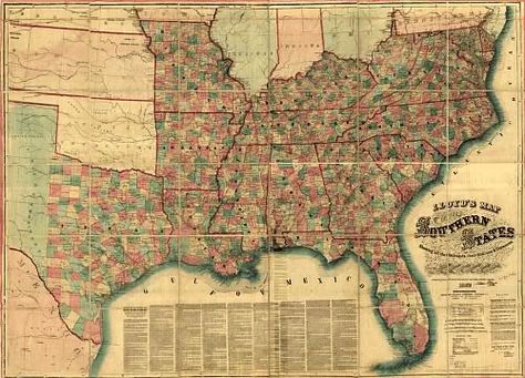 Southern States Map East Coast Map Usa, Southern Pride, Southern Life, Delaware River, Southern Comfort, Southern Girl, State Map, Old Maps, Historical Maps