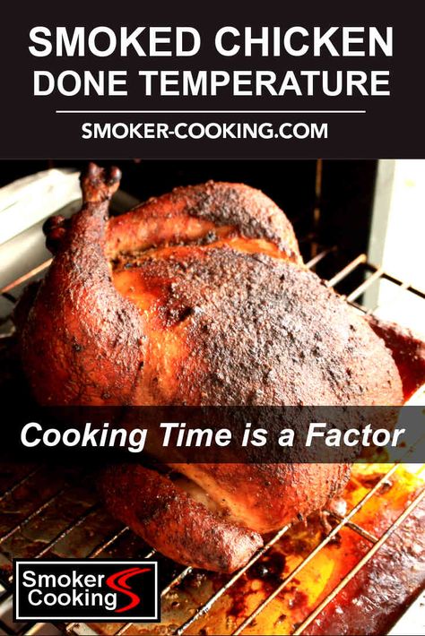 Traeger Whole Chicken, Smoker Recipes Chicken, Chicken Temperature, Smoked Chicken Recipes, Smoked Whole Chicken, Pellet Smoker Recipes, Whole Chicken Recipes, Smoker Cooking, Traeger Recipes