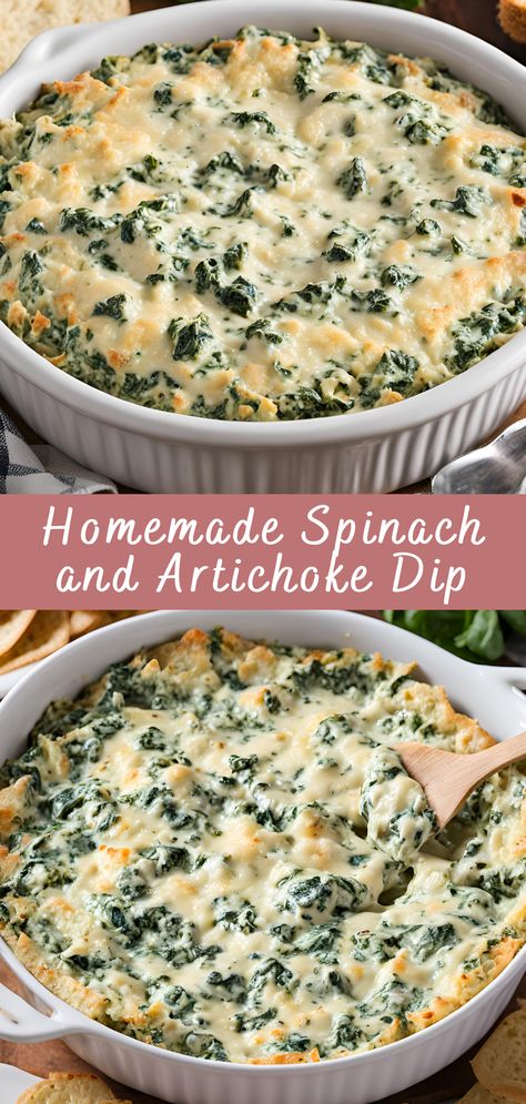 There’s nothing quite like the creamy, savory delight of a homemade spinach and artichoke dip. Perfect for gatherings, game nights, or a comforting snack, this classic appetizer is always a crowd favorite. Made with fresh spinach, marinated artichoke hearts, and a rich blend of cheeses, this dip is irresistibly creamy and bursting with flavor. Cheddars Spinach Artichoke Dip, Small Batch Spinach Artichoke Dip, Cheddar Spinach Dip Recipe, Spinach Artichoke Feta Dip, Artichoke Heart Dip Recipes, Easy Spinach And Artichoke Dip Recipe, Recipe For Spinach Artichoke Dip, Recipes For Artichoke Hearts, Best Artichoke Dip Recipe