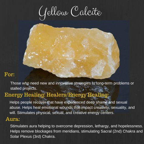 Yellow Calcite, Crystals Healing Properties, Spiritual Crystals, Gemstone Meanings, Orange Calcite, Orange Crystals, Crystal Therapy, Crystal Healing Stones, Crystal Magic