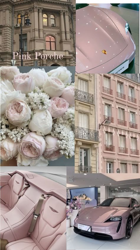 Different cars as aestetics! Pink Porsche, Pink Cars, Dream Cars Mercedes, Girly Car, Pastel Pink Aesthetic, Pink Car, Classy Cars, Pink Girly Things, Pink Themes