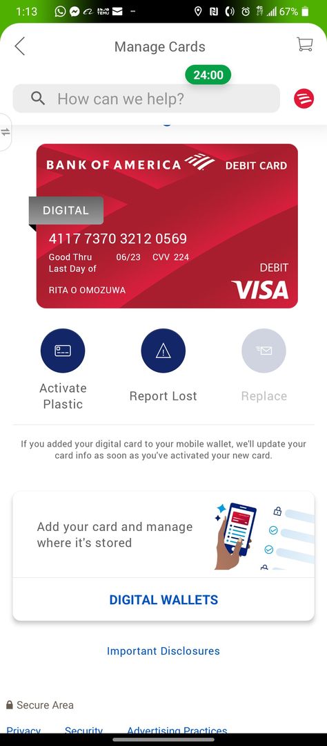 Bank Of America Debit Card, Bank Of America Card, Video Call With Boyfriend Screen Photo, Mobile Wallet, Screen Photo, Digital Wallet, Business Checks, Bank Of America, Video Call