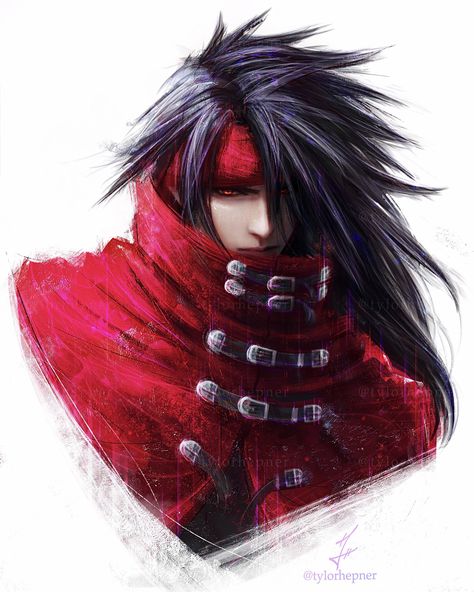 Vincent Valentine Fanart, Reno Ff7, Vincent Valentine, Final Fantasy Collection, Final Fantasy Xv, Final Fantasy Vii, Kingdom Hearts, Work In Progress, Final Fantasy