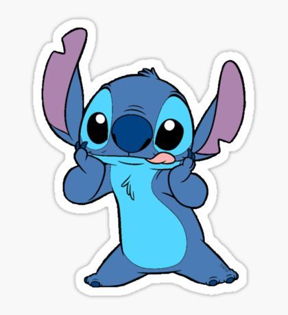 Pegatina puntada tonta Stickers Cool, Homemade Stickers, Lilo Y Stitch, Stitch Drawing, Bubble Stickers, Tumblr Stickers, Disney Sticker, Stitch Cartoon, Cute Stitch