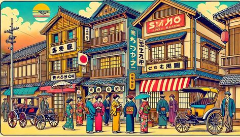 Created the image of Taisho-era, Japan 1912-1926 We call it “Taisho Roman” “大正浪漫” Both of my grandparents were born in this period so some of the materials are still exist and usable Most of my materials come from Showa period but some are from Taisho-era I always image Taisho Roman to create my “Haikarasan baskets” "Haikara" is a word that means "Western-style, stylish, pretentious, new, or a person like that." It reflects Japanese culture started blending Western style #momoyostobyfashio... Taisho Era Fashion Female, Demon Slayer Taisho Secret, Taisho Secret, Taisho Roman, Taisho Era, A Word, Japanese Culture, Western Style, Western Fashion